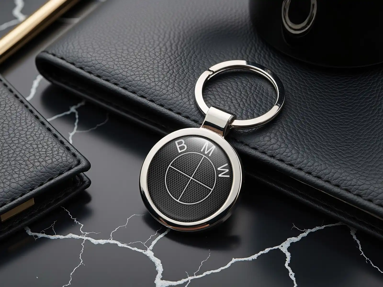 BMW Picture Keychain Metallic Minimal Build
